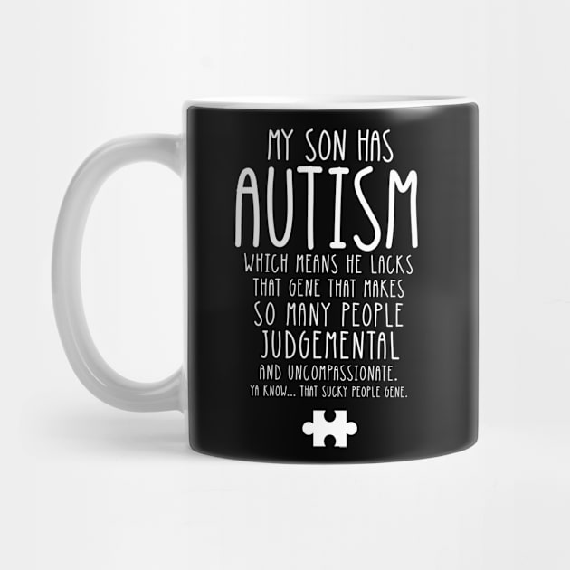 Autistic Son Parents For Autism Awareness Month by jomadado